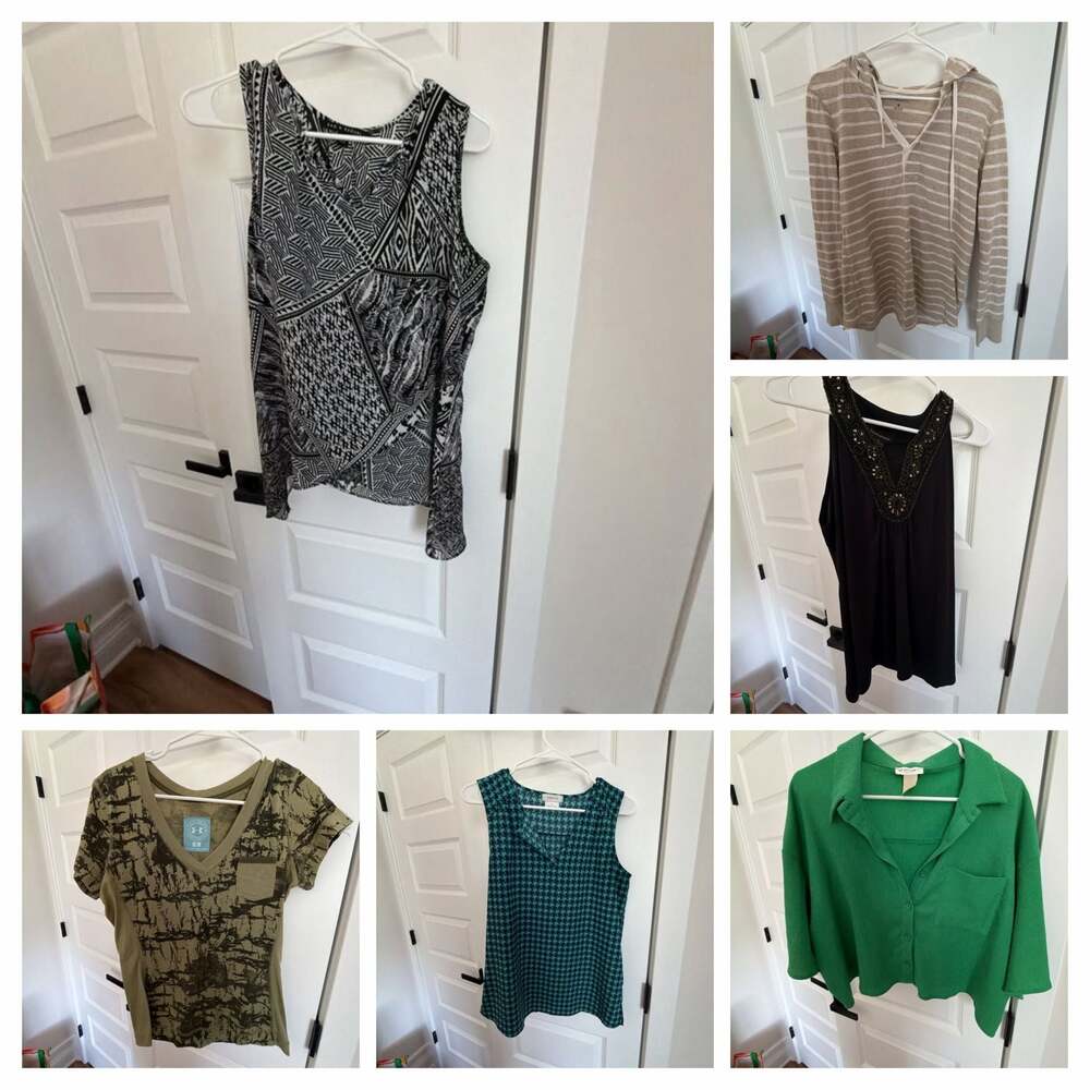 Women’s Shirts 
Size Medium and Large